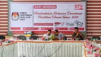 Rakor KIP Provinsi Aceh menindaklanjuti Program Relawan Demokrasi. (Liputan6.com/ Rino Abonita)