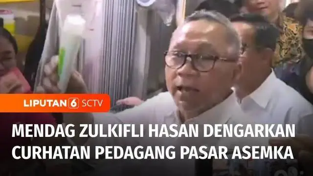 Menteri Perdagangan, Zulkifli Hasan mengunjungi Pusat Grosir Asemka di Taman Sari, Jakarta Barat, Jumat kemarin. Dalam kunjungannya, Zulhas mendengar keluhan para pedagang yang bisnisnya terimbas online shop.