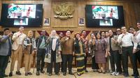 Anggota DPR RI dari Fraksi PAN, Verrell Bramasta (kedua dari kiri) (Istimewa)