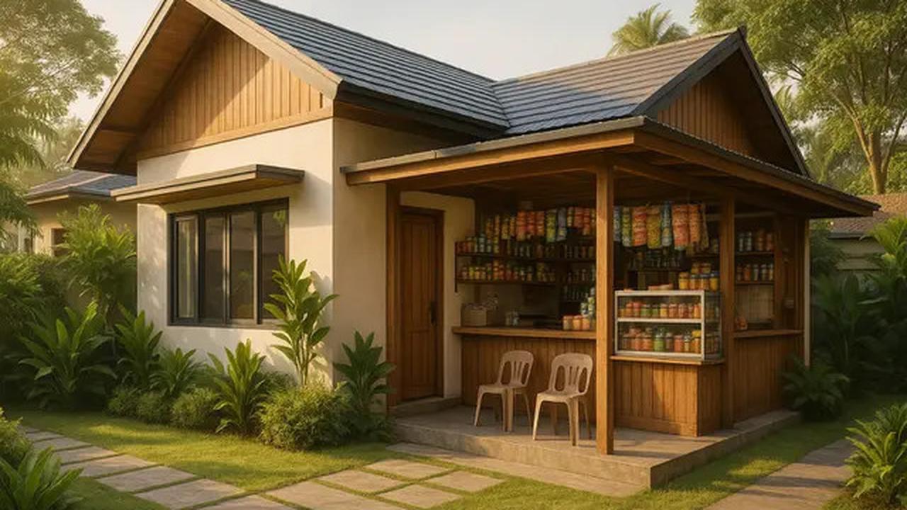 Trik Membuat Warung Sembako Mini di Teras Rumah agar Terlihat Luas