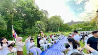 Prosesi Pabbajja Samanera di Candi Borobudur. (Dok Panitia)