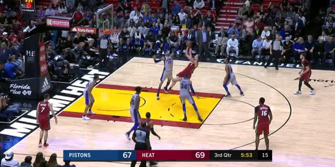 VIDEO : GAME RECAP NBA 2017-2018, Heat 111 vs Pistons 104