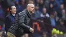 Man United harus puas meraih satu poin usai melawat ke markas Aston Villa pada laga lanjutan pekan ke-7 Premier League 2024/25. Bertanding di Villa Park, Minggu (6/10/2024) dini hari WIB, kedua tim bermain sama kuat 0-0. (AP Photo/Rui Vieira)