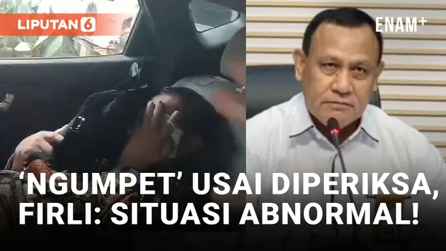 Tutup Muka Pakai Tas Usai Diperiksa Polisi, Firli Bahuri: Saya Butuh Waktu