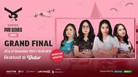 Sedang Berlangsung, Live Streaming Grand Final Garuda Pro Series Ladies League Season 0 di Vidio. (Sumber : dok. vidio.com)