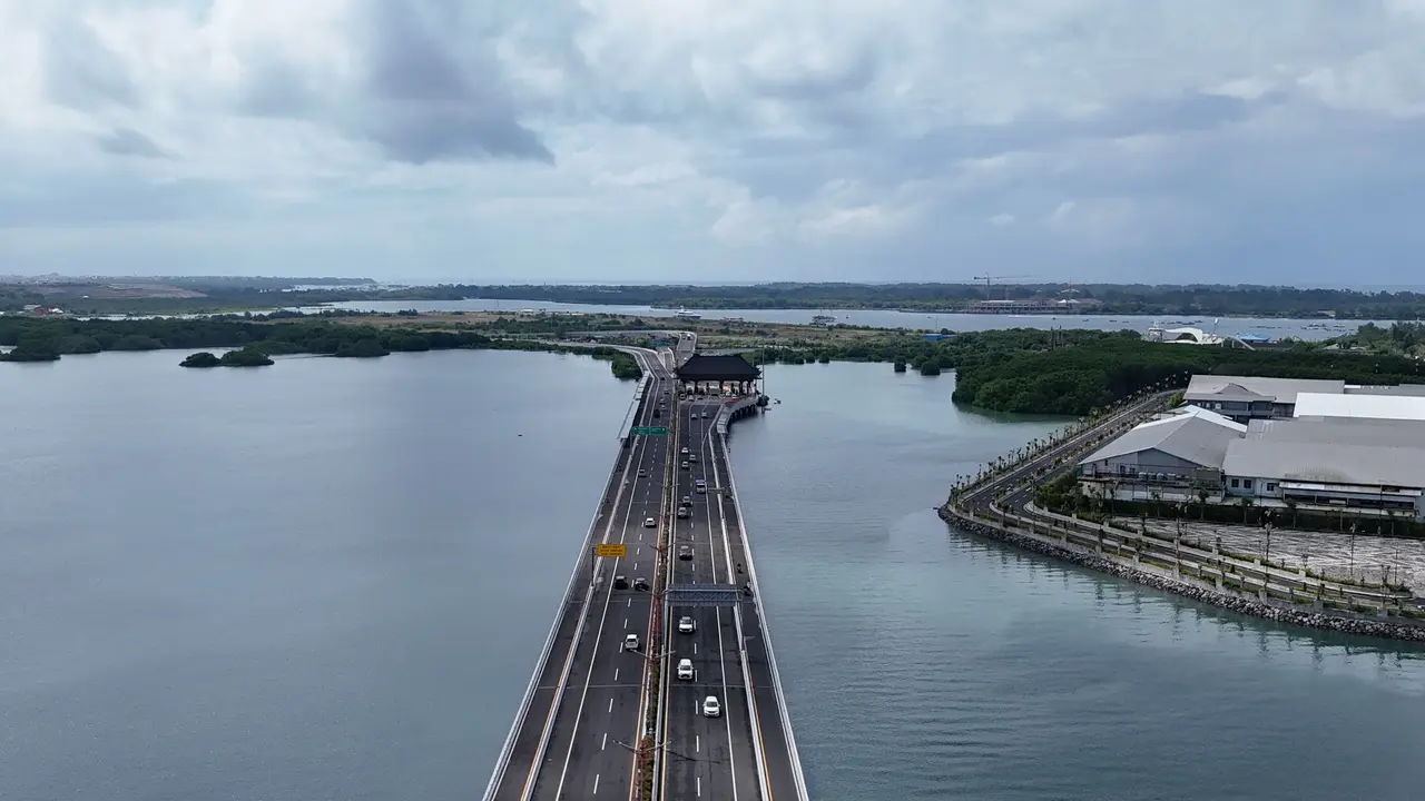 Jalan Tol Bali Mandara yang dikelola oleh PT Jasamarga Bali Tol (PT JBT). (Dok Jasa Marga)