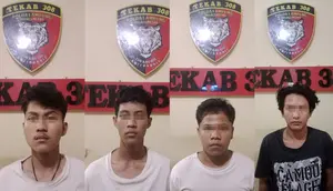 Komplotan Begal di Metro Lampung Ternyata Masih Pelajar