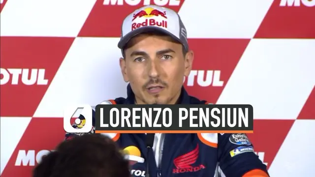 Pembalap asal Spanyol Jorge Lorenze memutuskan untuk mengakhiri karirnya sebagai pembalap MotoGP. Pengumuman ini disampaikan dalam konferensi pers di Valencia, Spanyol.