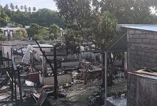 Panti Werda di Manado kebakaran. (Liputan6.com./Yoseph Ikanubun)