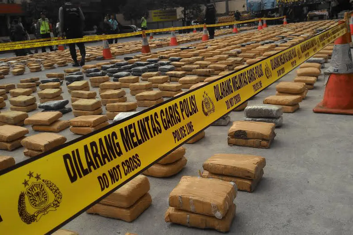Ganja 3,8 Ton Gagal Dikirim ke Jakarta
