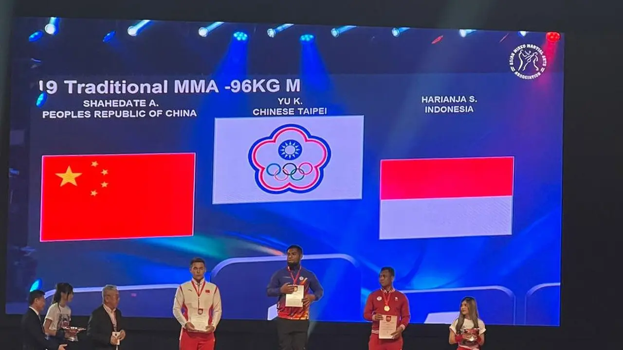 Timnas MMA Indonesia Gondol 1 Perak dan 3 Perunggu di Kejuaraan Asia
