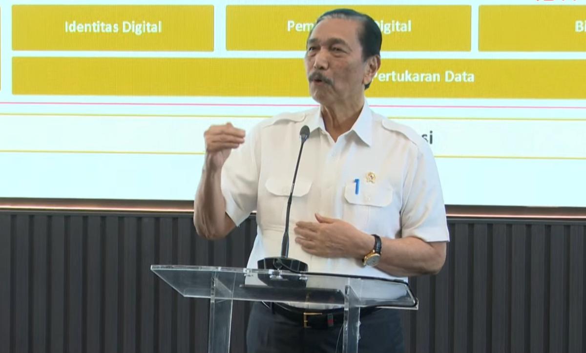 Ketua Dewan Ekonomi Nasional (DEN) Luhut Binsar Pandjaitan