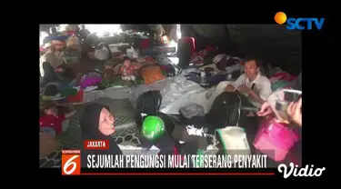 Hingga Senin siang tercatat sudah ada 181 pengungsi yang berobat ke posko kesehatan puskesmas Kecamatan Koja.