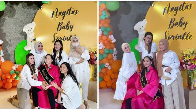 7 Momen Baby Shower Nagita Slavina, Dapat Kejutan dari The Bumils dan Keluarga