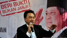 Diskusi dengan tema "Dinamika Politik Luar Negeri" di era pemerintahan SBY - Boediono, Jakarta, (16/10/14) (Liputan6.com/Johan Tallo)