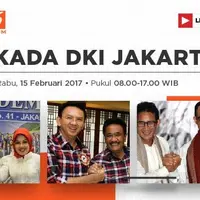 Inilah hasil quick count Pilkada DKI 2017 sementara. (Liputan6.com)