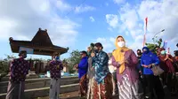 Immawan Wahyudi - Martanti Soenar Dewi menargetkan pengadaan 1.000 pompa air untuk mengatasi kekeringan di Gunungkidul. (Liputan6.com/ Hendro Ary Wibowo)