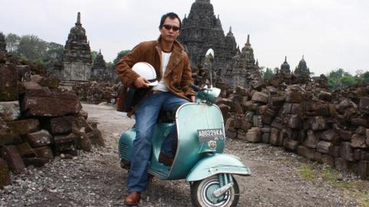 Ke Italia naik vespa, Andy yakin mesin tak rontok
