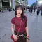 Tiara Andini Nonton The Weeknd, Tampil Baddie dengan Outfit Maroon