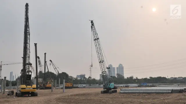 Memantau Progres Pembangunan Stadion BMW