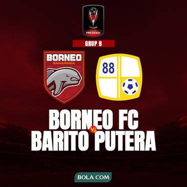 Piala Presiden 2022 - Grup B - Borneo FC Vs Barito Putera