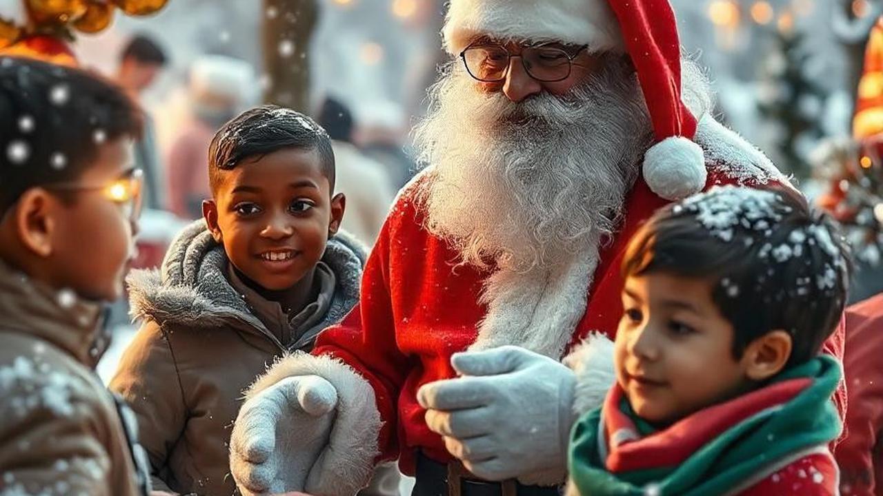 Ilustrasi Santa Claus