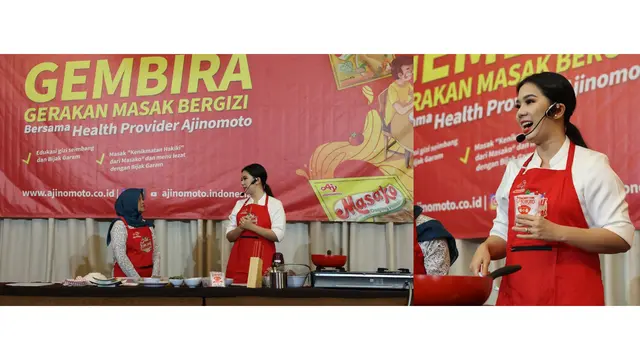 Chef Devina Hermawan pada gelaran GEMBIRA di Kota Malang (18/1).