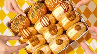 Doughnuts bomboloni fluffy menghadirkan pengalaman kuliner yang berbeda dan penuh kebahagiaan.