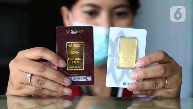 Harga Emas Anjlok Hari ini, Turun Rp 38.000 per Gram