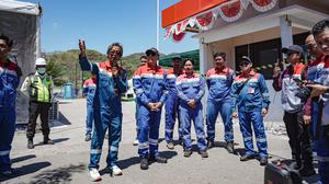 Komisaris Utama Pertamina Cek Operasional FT Reo Usai Dilanda Gempa, Begini Kondisinya