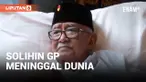Mantan Gubernur Jawa Barat Solihin Gautama Purwanegara Meninggal Dunia