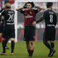 Gianluca Lapadula mencetak gol penentu saat melawan Crotone, pada Minggu (4/12/2016) malam. (MARCO BERTORELLO / AFP)