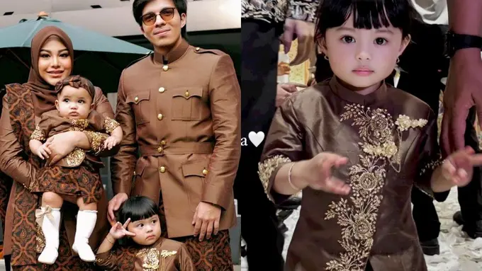 6 Gaya Kompak Dua Bayi Gemas Ameena dan Azura Pakai Kebaya Janggan di Acara Tedak Siten, Bak Jeng Yah Gadis Kretek Versi Mini