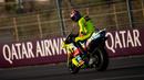 Pembalap Pertamina Enduro VR46, Fabio Di Giannatonio saat tes pramusim MotoGP 2024 di Lusail International Circuit, Doha, Qatar, Selasa (20/02/2024) waktu setempat. (Dok. Pertamina Enduro VR46 Racing Team)