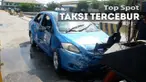 Polisi menemukan beberapa kejanggalan yang terjadi terkait keberadaan taksi nahas tersebut di dalam pelabuhan.