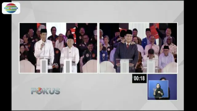 Banyak momen menarik saat debat perdana capres dan cawapres Kamis (17/1) malam seerti saat Sandi memijat Prabowo.