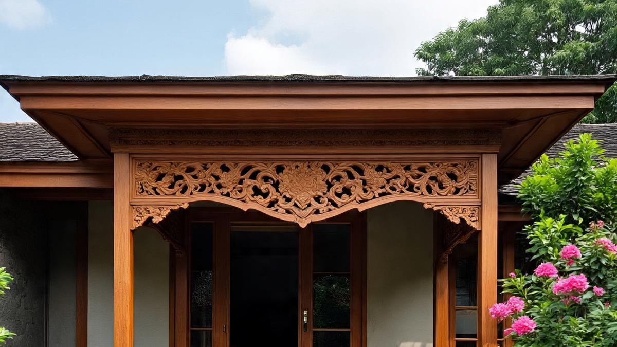 7 Desain Rumah Gebyok Sederhana, Perpaduan Gaya Klasik Jawa dan Estetika Modern