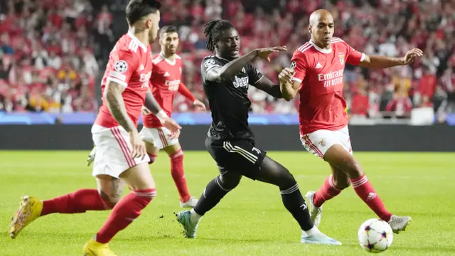 Foto: Rapor Merah Pemain Juventus Saat Disingkirkan Benfica dari Liga Champions