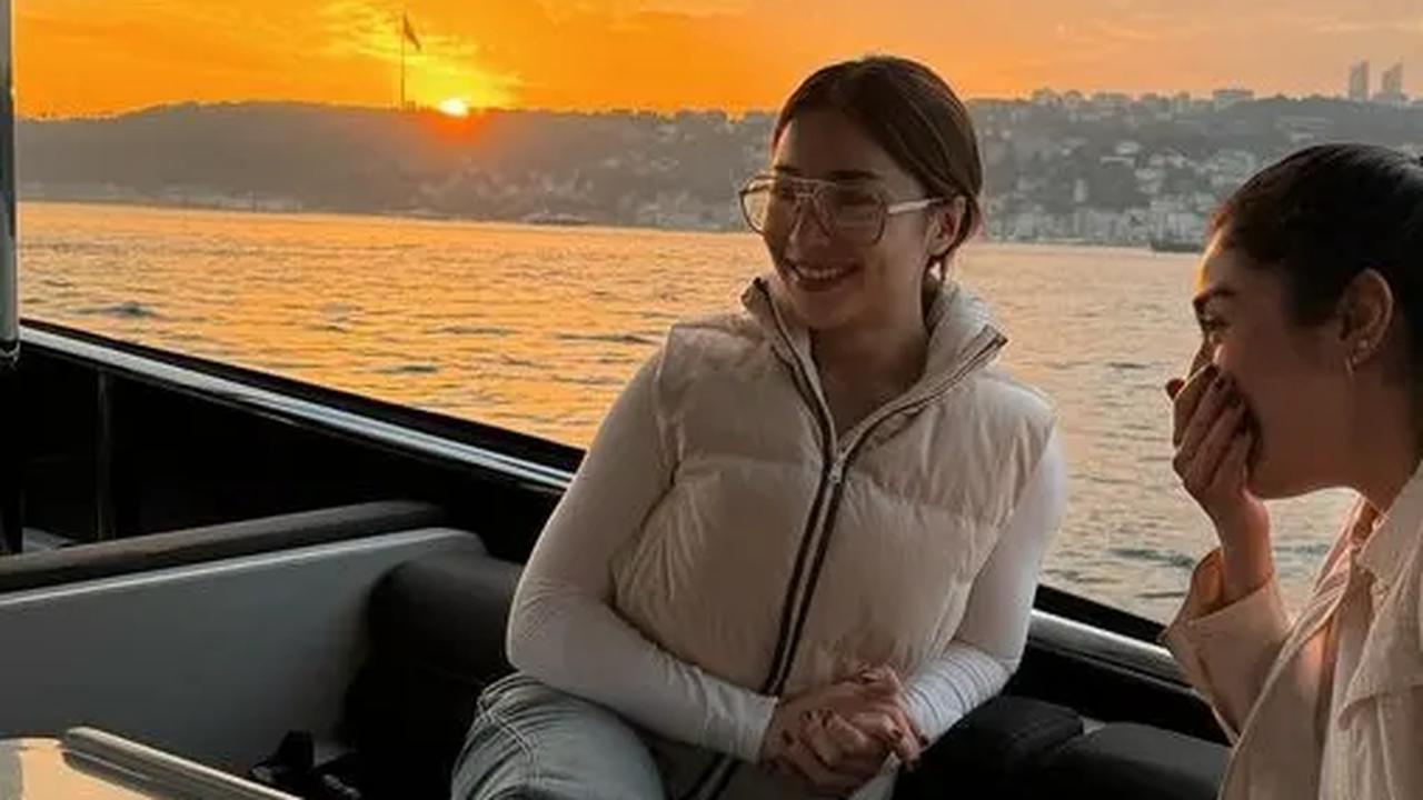 Momen Lucu Baby Izz Anak Nikita Willy Naik Kapal di Turki, Ekspresinya Gemesin Banget!