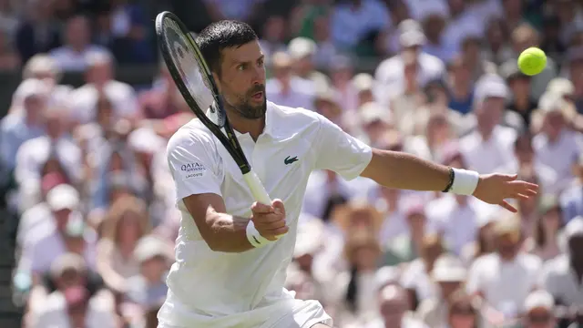 Petenis Serbia Novak Djokovic