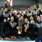 Indonesia menjuarai Kualifikasi Piala Thomas 2016 setelah menundukkan Jepang dengan skor ketat 3-2.