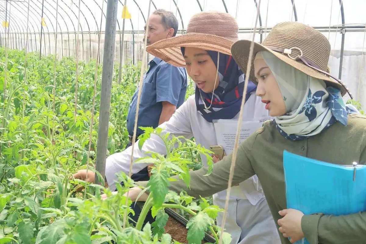 Cocok Jadi Duta Petani Milenial, Ini 6 Potret Melody Laksani Ikut Program Pertanian di 2019