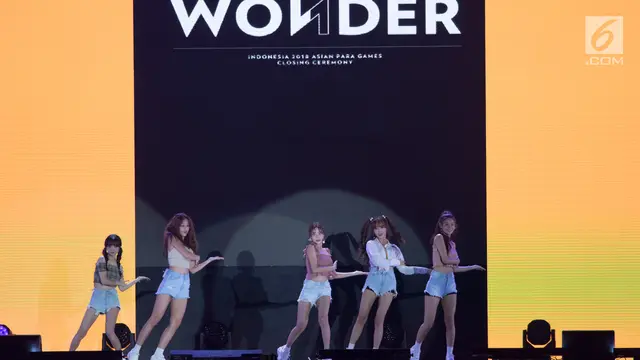 Goyang AOA Bikin Panas Penutupan Asian Para Games 2018