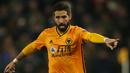 4. Joao Moutinho - Moutinho adalah pemain yang memiliki jam terbang tinggi di berbagai kompetisi antar klub Eropa. Gelandang asal Portugal ini mampu menjadi pengisi lini tengah Wolves yang dapat diandalkan dalam membangun serangan. (AFP/Paul Harding)
