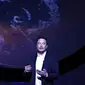 Elon Musk saat menjelaskan soal Interplanetary Transport System (Reuters)