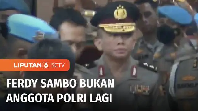 Selain menyampaikan penahanan Putri Candrawathi, Kapolri juga menyatakan bahwa Ferdy Sambo kini telah resmi berstatus bukan anggota Polri. Pernyataan ini setelah adanya keputusan pemberhentian tidak dengan hormat atau PTDH dari Istana.