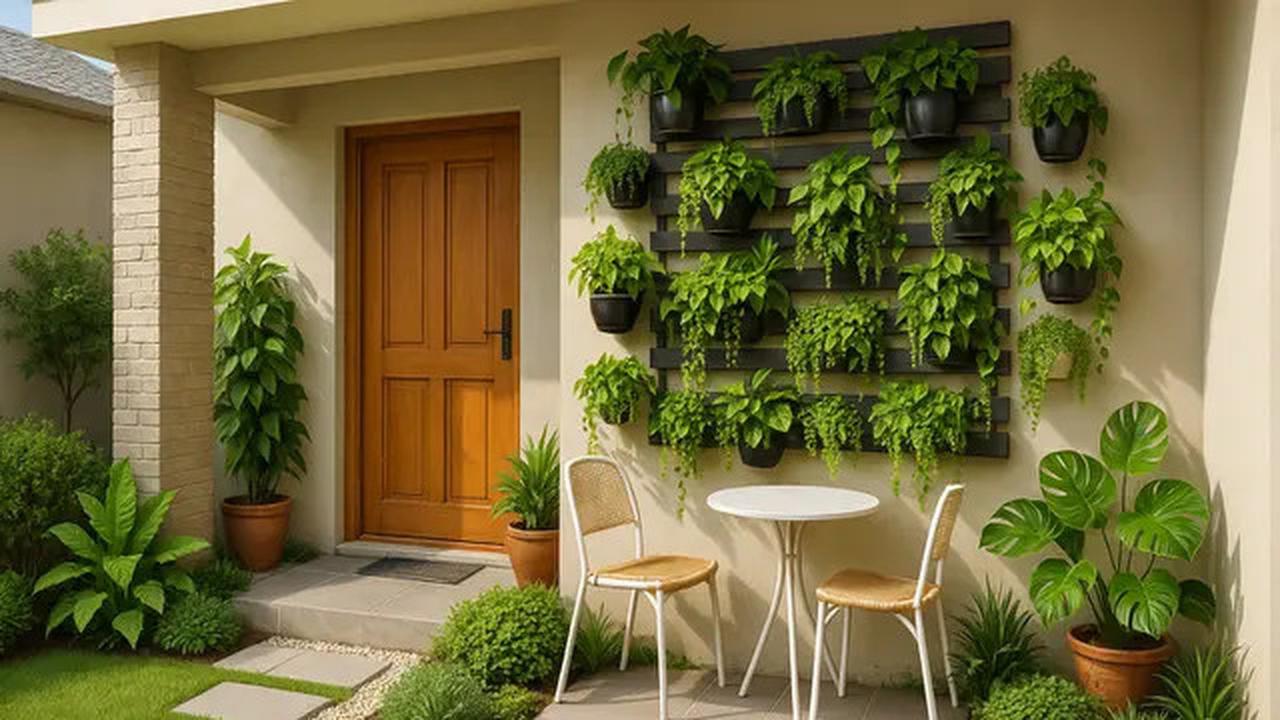 7 Inspirasi Teras Rumah Kecil dengan Taman Mini yang Cantik, Bikin Hunian Makin Sejuk dan Estetik