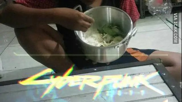cara makan tak biasa