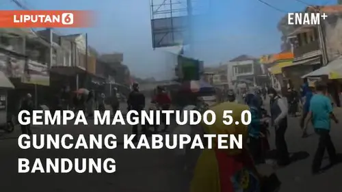 VIDEO: Viral Gempa Magnitudo 5.0 Guncang Kabupaten Bandung Jawa Barat