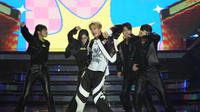Minho SHINee di Istora Senayan, Jakarta pada 15 Desember 2024. (IST)